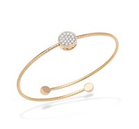 Bracelet Chantecler Woman Paillettes in Rose Gold Diamante 41412